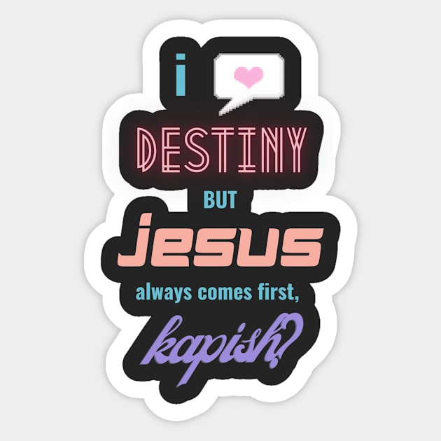 Destiny Jesus Kapish funny twitch streamer oddly specific Sticker by LWSA